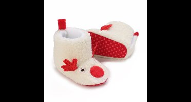 Mini Fashion™ - Kerst Kinder Pantoffels C-834 / 22 (6-12 maanden) | Educatief Speelgoed