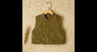 FleeceWear – Comfortabel & Modern – Bodywarmer Groen / 90 (2 jaar) | Educatief Speelgoed
