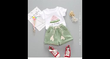 Mini Fashion™ - Stijlvolle Ontwerpen - Zomerset Groen / 98 (3 jaar) | Educatief Speelgoed