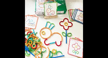 Sticks&Rings– Slim&Creatief– Houten Vormen Puzzel | Educatief Speelgoed