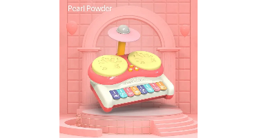 Baby Beats™ – Swingende Start – Drumstel voor kinderen Roze | Educatief Speelgoed