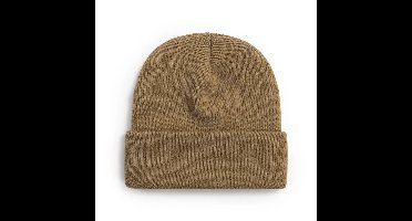 Mini Fashion™ - Eigen lettertype - Gepersonaliseerde Beanie Muts Camel / 2 / S (0-18 maanden) | Educatief Speelgoed
