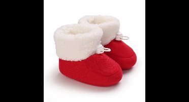 Mini Fashion™ - Warm & Zacht -  Kinder Winterlaarzen Rood / 20 (12-18 maanden) | Educatief Speelgoed