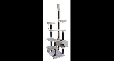 TOPMAST KRABPAAL KINGSTON WHITE 60 X 60 X 235 - 250 CM