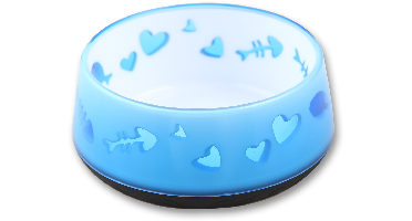 AFP Modern Cat - Cat Love Bowl Blauw