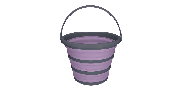 Excellent Horse Vouwbare Emmer Lila/grijs