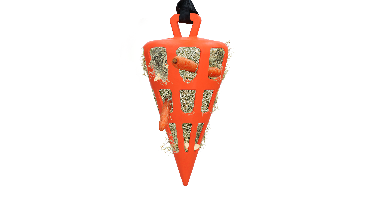 Hay Slow Feeder Fun & Flex Carrot Oranje