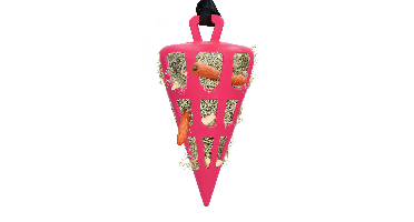 Hay Slow Feeder Fun & Flex Carrot Roze