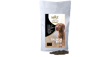Max Adult Geperste Brokken Zalm & Rijst 12 kg