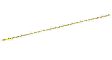 Mesto Verlenglans Messing 100 cm