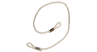 Nekkoord nylon met 2 oogjes