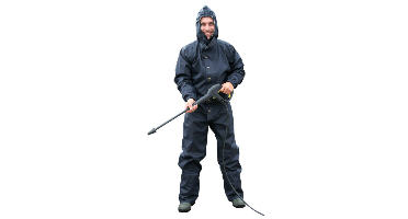 Was- en reinigingsoverall met capuchon XL Donkerblauw