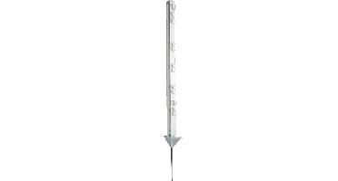 ZoneGuard Kunststof Instappaal 75 cm wit