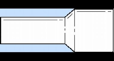 ASA Klemkabelschoen Rondstekkerhuls 4mm (5 stuks)