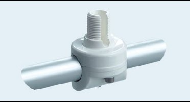 Glomex RA145 kunststof railingsteun, 1