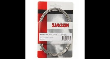 Simson Binnenkabel rem universeel 2.35 mtr. met ton/peernippel RVS