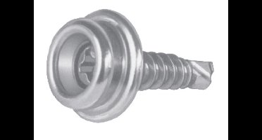 Marinetech 814040615 159 Durable DOT Stud met RVS Zelftapper 15x15,9 (5 stuks)