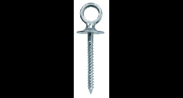 Marinetech Oogbout 6x52 mm met kraag en houtdraad