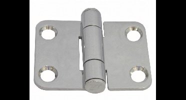 Marinetech Scharnier 49x37 mm afmetingen l x b x dikte: 49x37x2mm