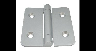 Marinetech Scharnier 75x70 mm afmetingen l x b x dikte: 75x70x3mm