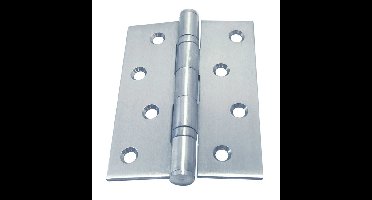 Marinetech Scharnier 100x75x2.5mm zware uitvoering, met lagerringen