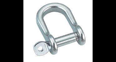 Marinetech D-Sluiting Gevlakt 6mm BL: 500kg