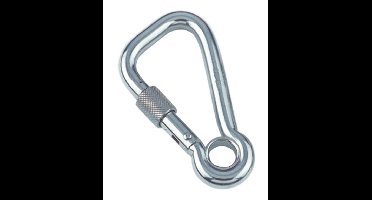 Marinetech 8951411 120 Karabijnhaak Asym. met Kous en Schroefsluiting 11x120 mm BL:1260