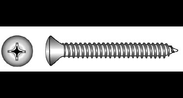 Marinetech 97983442 13 Plaatschroef LK/KK 4.2x13 (12stk) DIN7983