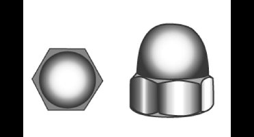 Marinetech Dopmoer M3 DIN1587 (4 stuks)