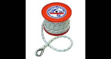 Seilflechter Anker Loodlijn 10 mm x 30m met RVS Kous