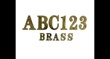 ARC Cijfer "1" 4 cm voorgeboord