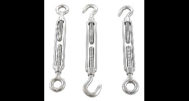 Marinetech Spanschroef M10 open Oog-Oog BL: 880 kg