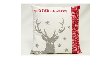 Van Manen Rendier Kussen vierkant