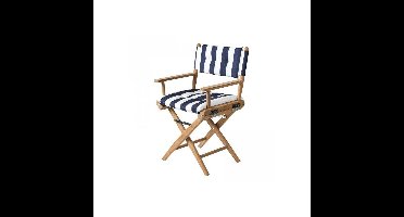 ARC Regisseursstoel I navy/wit deluxe (geolied)