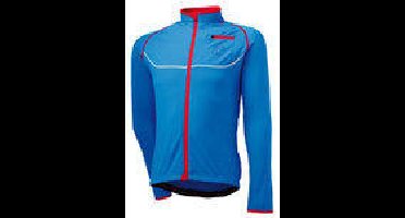 Agu Merano fietsjack blauw met rood heren