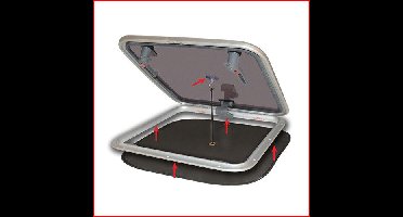 Waterline Muskietennet patrijspoort 60x60 cm