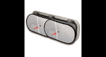 Waterline Verduistering Hor Combi patrijspoort 23x49 cm duopack