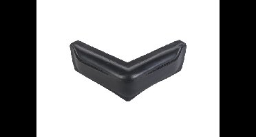 Majoni Steigerfender Hoek 90° 25+25 x 10x7 cm, zwart