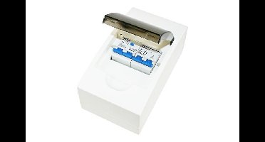 Haba Zekeringkast 4-module dubbelpolig met aardlekschakelaar