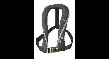 Plastimo Pilot 165N II automatisch reddingsvest met harnas zwart