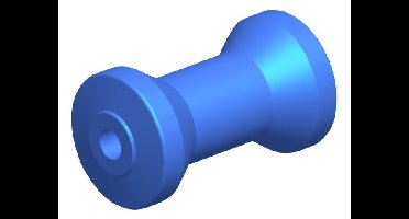 Talamex Kielroller 95 mm met doorsnee van 64 mm en asØ 16 mm