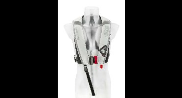 Besto Comfort fit Pro 300N MH automatisch reddingsvest met harnas wit/zwart