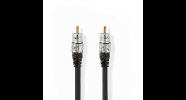 Nedis Digitale Coax audiokabel RCA Male naar RCA Male