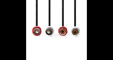 Nedis Stereo audio kabel verlengkabel 2x RCA Male naar 2x RCA Female