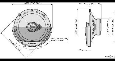 Pioneer TS-A1671F 3-weg systeem (prijs per paar3-weg systeem (prijs per paar)