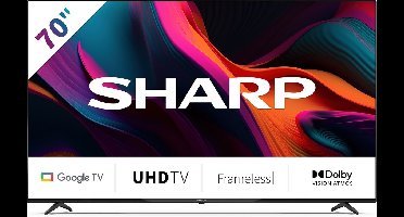 Sharp 70GL4460 Smart televisie met Google TV