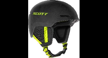 Scott Track Plus Skihelm - Grijs/Geel, 55-59 cm