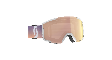 Scott Shield Skibril - Wit/Roze