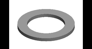 TruDesign Pakking Ring 19 mm (3/4 inch) wit