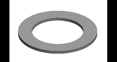 TruDesign Pakking Ring 38 mm (1 1/2 inch) wit